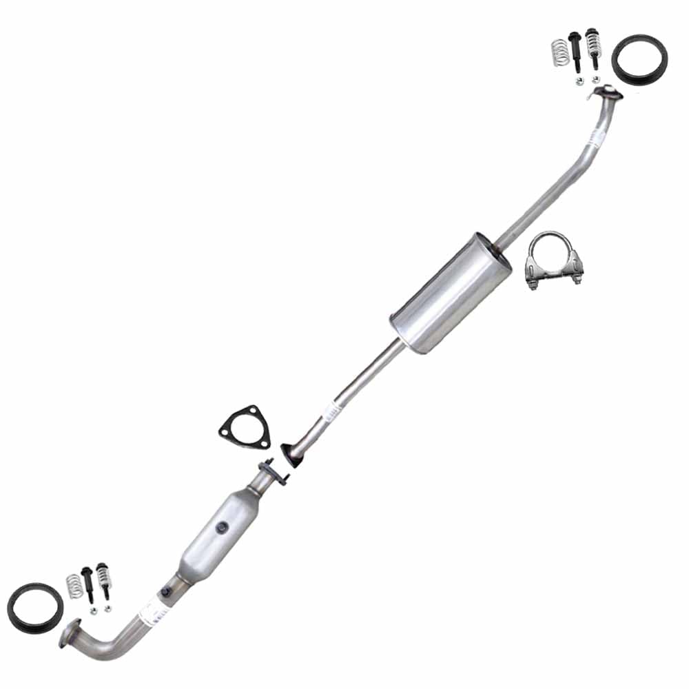 2007-2009 Honda CR-V 2.4L Catalytic and Resonator Pipe Exhaust Kit