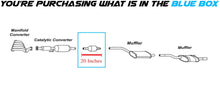 2012-2014 Volkswagen Passat 2.5L Front Exhaust Muffler Assembly