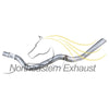 Exhaust Tail Pipe for 2002-2005 Dodge Ram 1500 3.7L 4.7L | 2002-2003 Dodge Ram 1500 5.9L