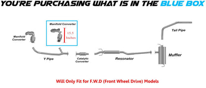 2007-2010 Toyota Sienna 3.5L Front Passenger-side Manifold Catalytic Converter - EPA Approved