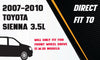 2007-2010 Toyota Sienna 3.5L Front Passenger-side Manifold Catalytic Converter - EPA Approved | FWD