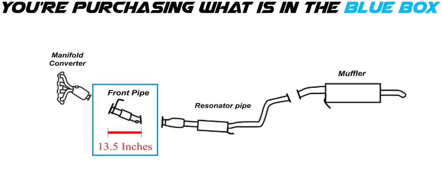 Front Flex Pipe for 2012-2017 Hyundai Accent/Kia Rio 1.6L