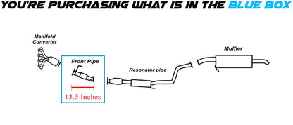 Front Flex Pipe for 2012-2017 Hyundai Accent/Kia Rio 1.6L