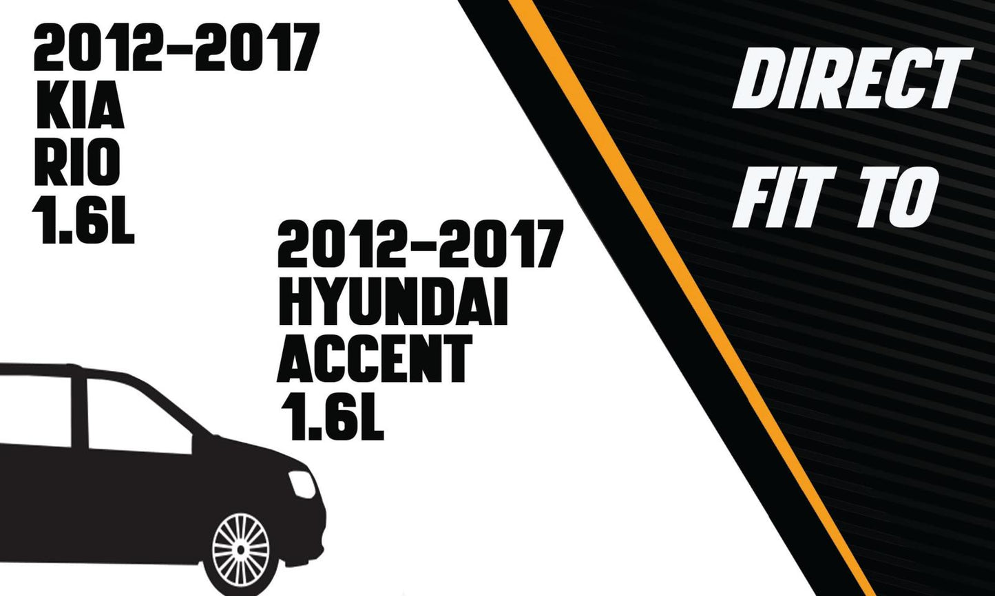 Front Flex Pipe for 2012-2017 Hyundai Accent/Kia Rio 1.6L
