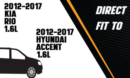 Front Flex Pipe for 2012-2017 Hyundai Accent/Kia Rio 1.6L