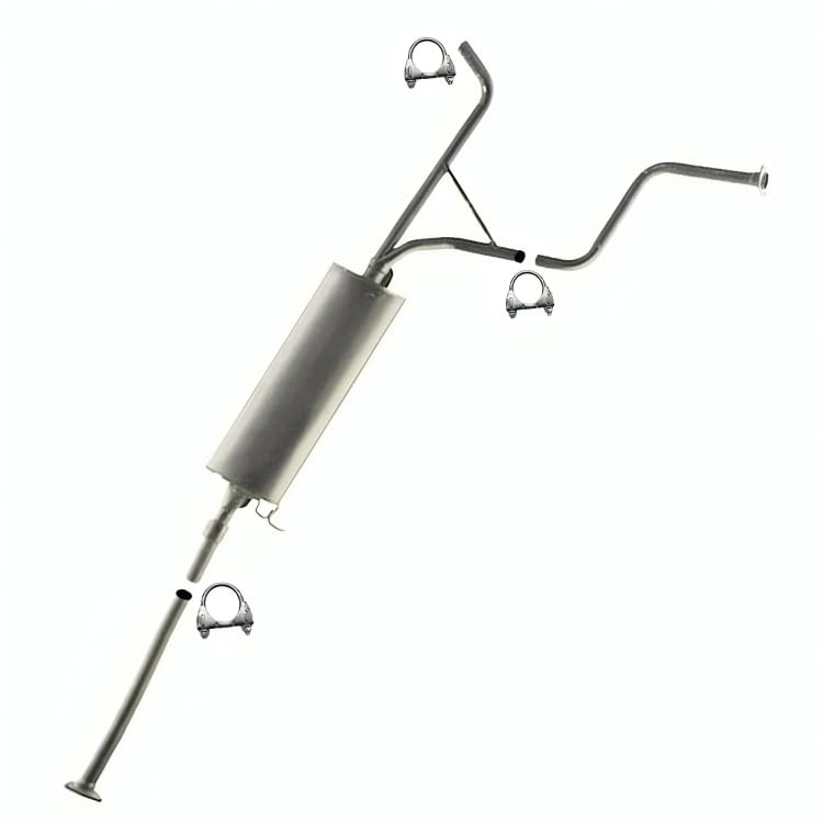 ortheastern Exhaust | Stainless Steel EPA-Approved Catalytic, Resonator, Y-pipe & Pair of Muffler Exhaust System Kit Compatible for Acura MDX 2004-2006 3.5L | Free Gaskets and Clamps Included