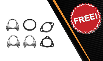 ortheastern Exhaust | Stainless Steel EPA-Approved Catalytic, Resonator, Y-pipe & Pair of Muffler Exhaust System Kit Compatible for Acura MDX 2004-2006 3.5L | Free Gaskets and Clamps Included
