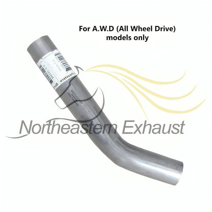 Northeastern Exhaust | Stainless Steel Exhaust Resonator Pipe Compatible for Jeep Cherokee 2014-2019 2.4L | Jeep Cherokee 2014-2018 3.2L | Free Clamps Included | AWD Models