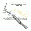 Exhaust Resonator Pipe for Jeep Cherokee 2014-2019 2.4L | Jeep Cherokee 2014-2018 3.2L | For AWD