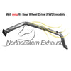 2004-2006 Nissan Titan 5.6L Exhaust Intermediate Pipe, Muffler and Tail Pipe | RWD