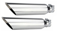 Colt Exhaust | Stainless Steel - (2 Pack) Pair of Universal Exhaust Tips 2.5"ID, 4" OD, 18" Long