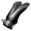 Stainless Steel Universal Black Powder Coated Diffuser Exhaust Tip | 3" ID x 12" Long