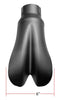 Stainless Steel Universal Black Powder Coated Diffuser Exhaust Tip | 3" ID x 12" Long