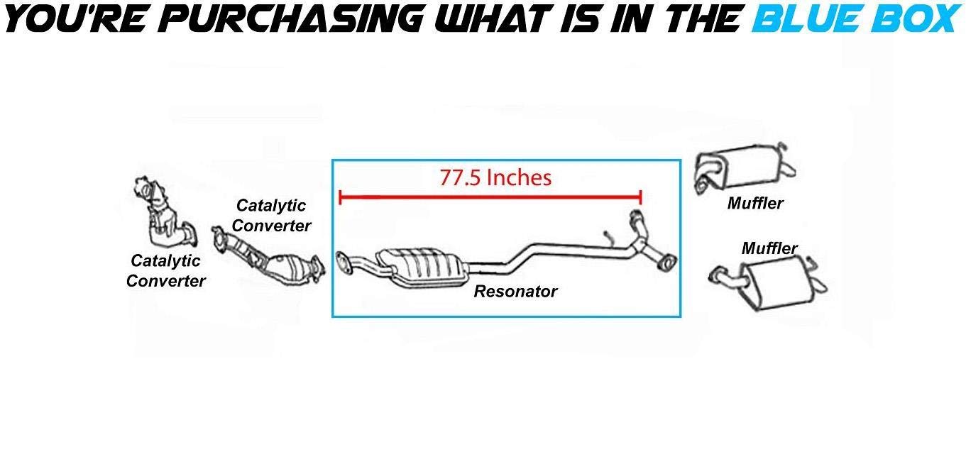 2005-2009 Subaru Outback 3.0L Exhaust Resonator Pipe