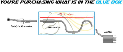 2004-2011 Saab 9-3 2.0L Exhaust Resonator Pipe