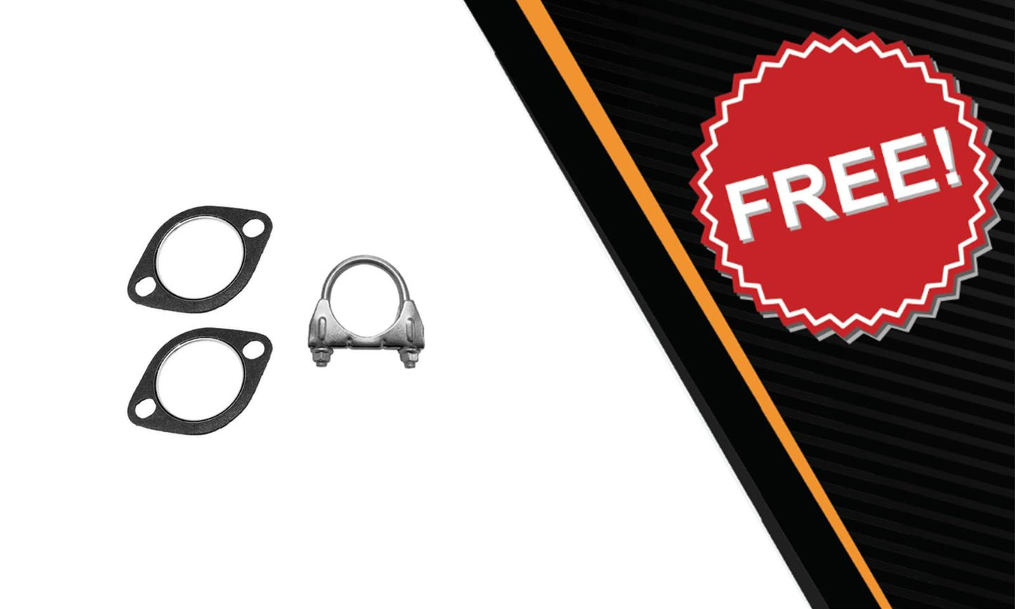Northeastern Exhaust | Stainless Steel Direct Fit Exhaust Resonator Pipe Compatible for 2003-2007 Nissan Murano 3.5L | Free Gaskets and Clamp Included | Automotive Replacement Part