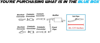 2005-2015 Nissan X-terra V6 4.0L Exhaust Tail Pipe