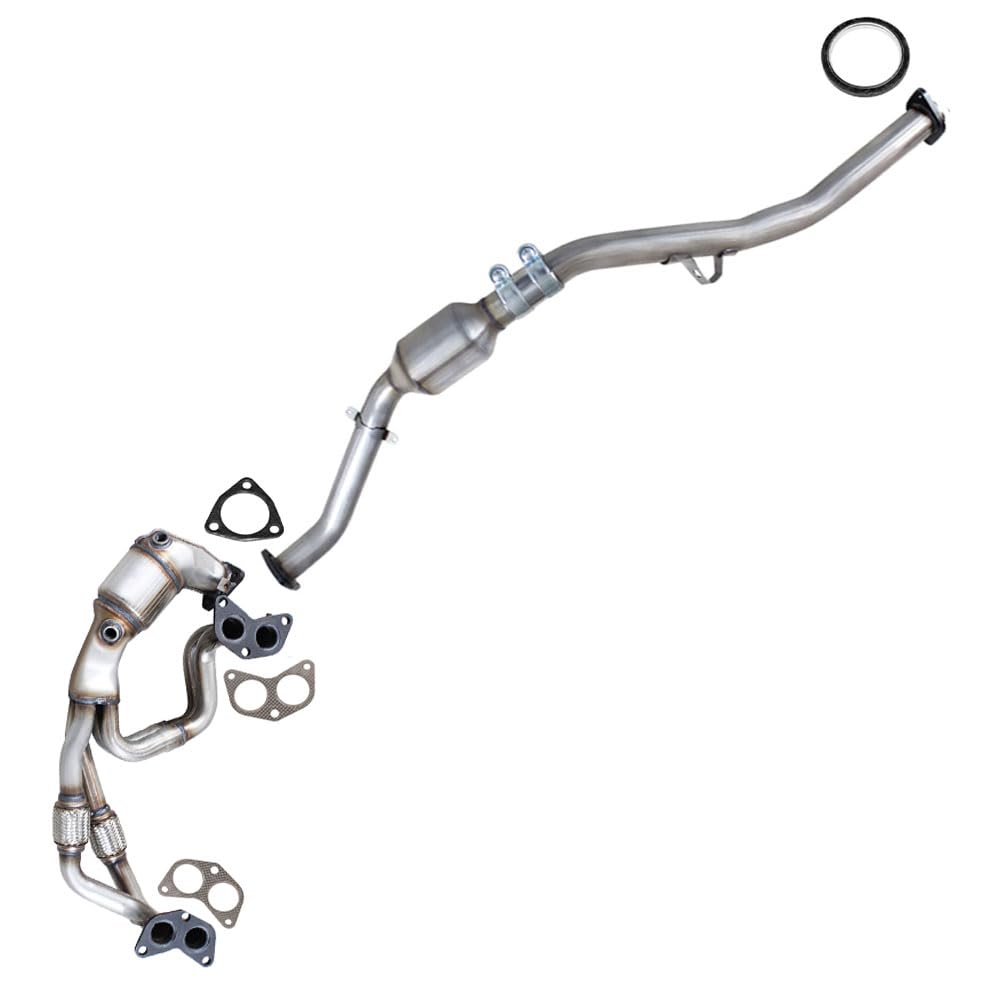 Front and Rear Catalytic Converters for 2006-2007 Subaru Impreza | 2006-2008 Subaru Forester | 2.5L
