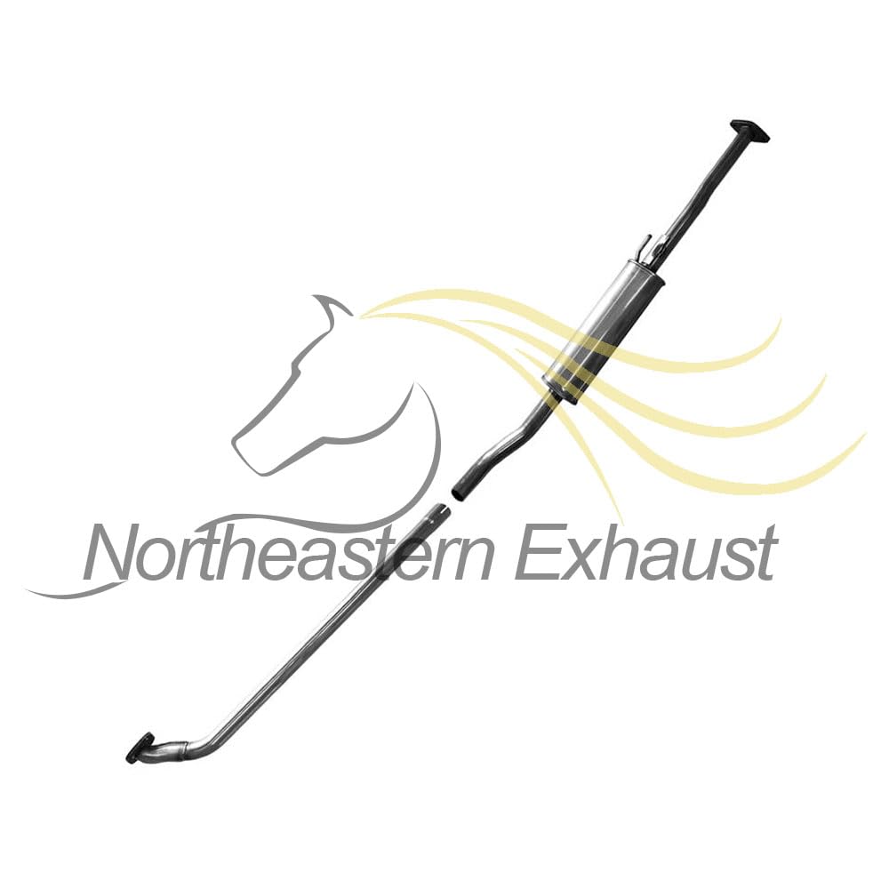Northeastern Exhaust | Stainless Steel Exhaust System Resonator Pipe Compatible for Toyota Camry 1994-1996 2.2L | Free Clamp and Gaskets