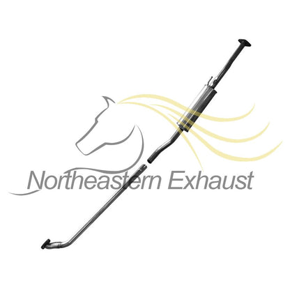 Northeastern Exhaust | Stainless Steel Exhaust System Resonator Pipe Compatible for Toyota Camry 1994-1996 2.2L | Free Clamp and Gaskets