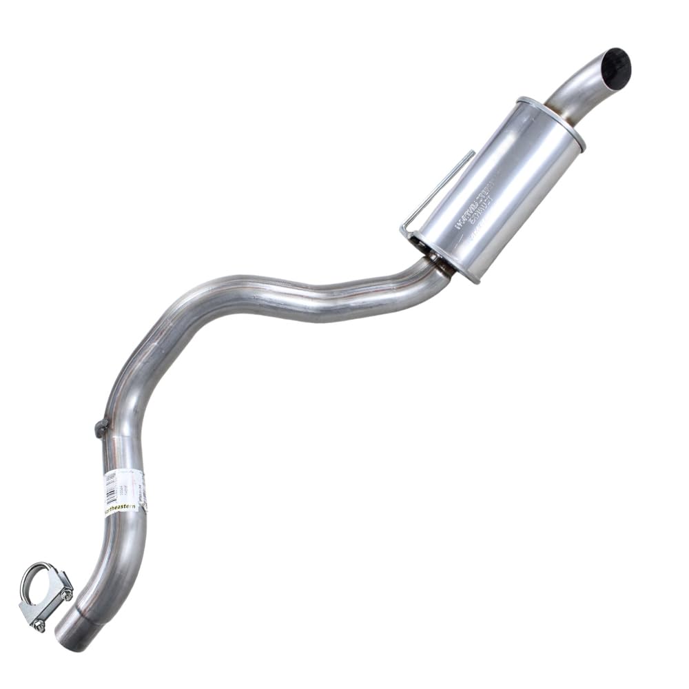 Northeastern Exhaust | Stainless Steel Resonator Compatible for 2007-2011 Dodge Nitro 3.7L | 2008-2012 Jeep Liberty 3.7L | Free Clamp Included | Automotive Replacement Part