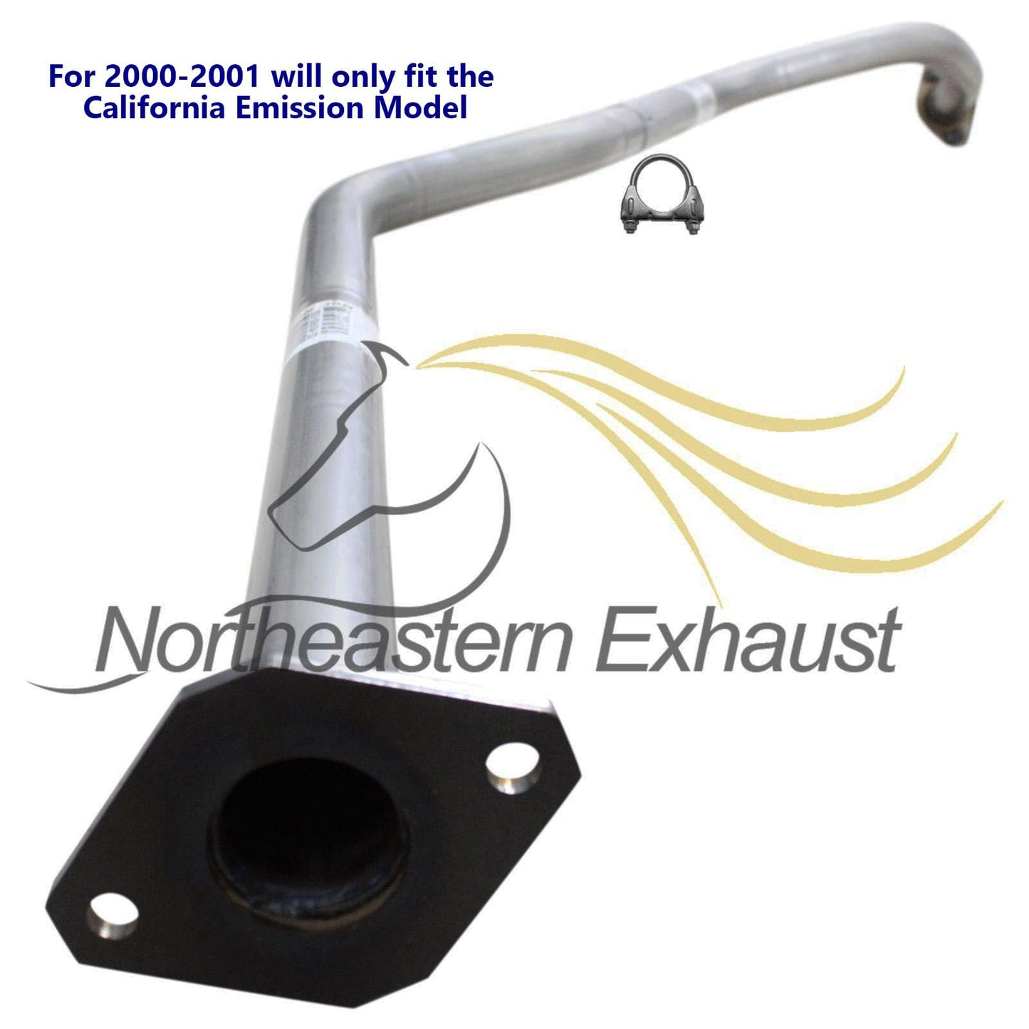2000-2006 Nissan Sentra 1.8L Resonator Pipe & Muffler Exhaust Kit