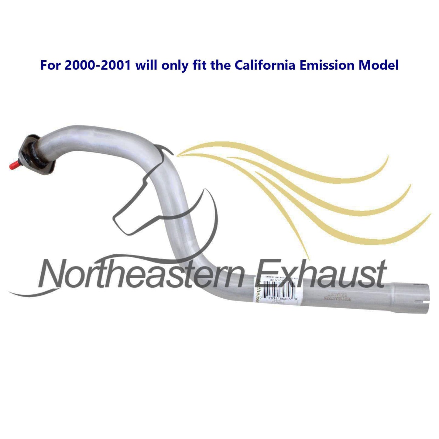 2000-2006 Nissan Sentra 1.8L Resonator Pipe & Muffler Exhaust Kit