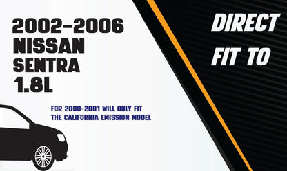 2000-2006 Nissan Sentra 1.8L Resonator Pipe & Muffler Exhaust Kit