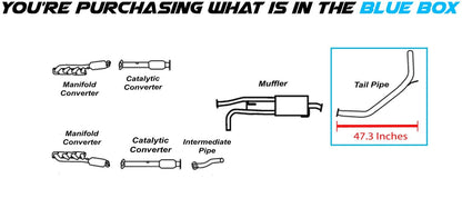Exhaust Tail Pipe for 2007-2010 Infiniti QX56 |  2005-2015 Nissan Armada | 2004 Pathfinder Armada | 2007-2015 Titan | 5.6L