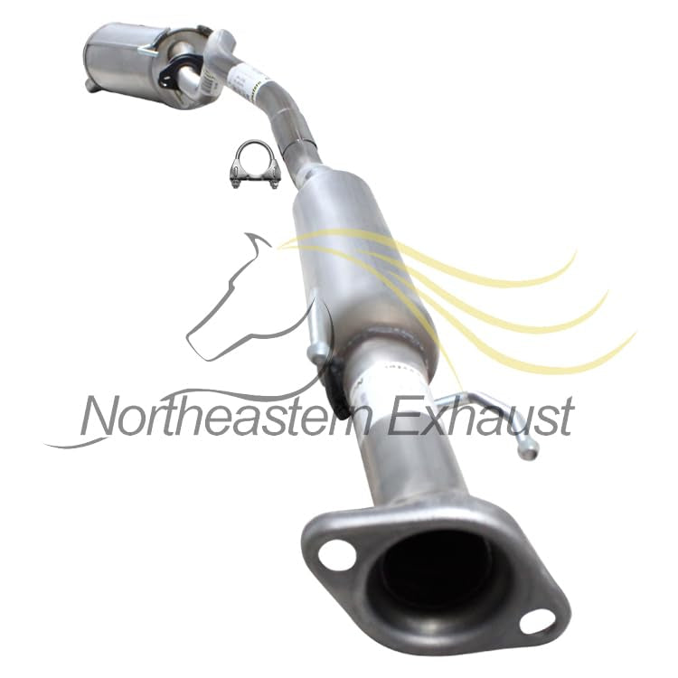 Northeastern Exhaust | Stainless Steel Resonator Pipe Muffler Exhaust System Kit Compatible for Nissan Versa 2007-2011 1.8L | SEDAN | Free Gaskets, Clamp, Spring Bolt Kit and Bolts & Nuts Included