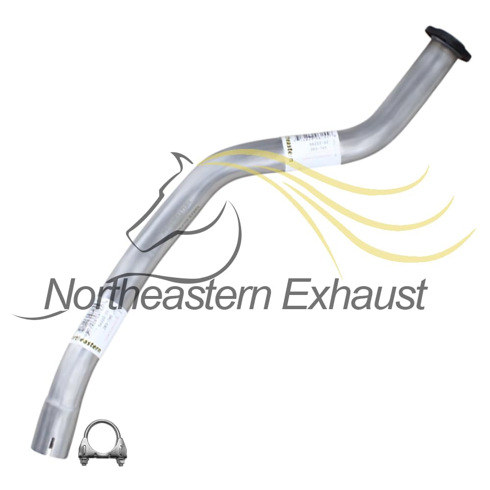 Northeastern Exhaust | Stainless Steel Resonator Pipe Muffler Exhaust System Kit Compatible for Nissan Versa 2007-2011 1.8L | SEDAN | Free Gaskets, Clamp, Spring Bolt Kit and Bolts & Nuts Included