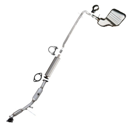 Northeastern Exhaust | Stainless Steel EPA-Approved-Catalytic Resonator Pipe Muffler Exhaust System Kit Compatible for Volvo S60 2003-2009 2.5L | Free Gasket and Clamps
