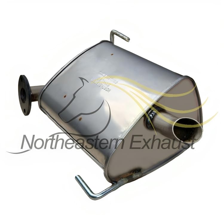 Northeastern Exhaust | Stainless Steel Pair of Exhaust Mufflers Compatible for Subaru Outback 2005-2009 2.5L | Free Gaskets Included | Automotive Replacement Part | Turbocharged