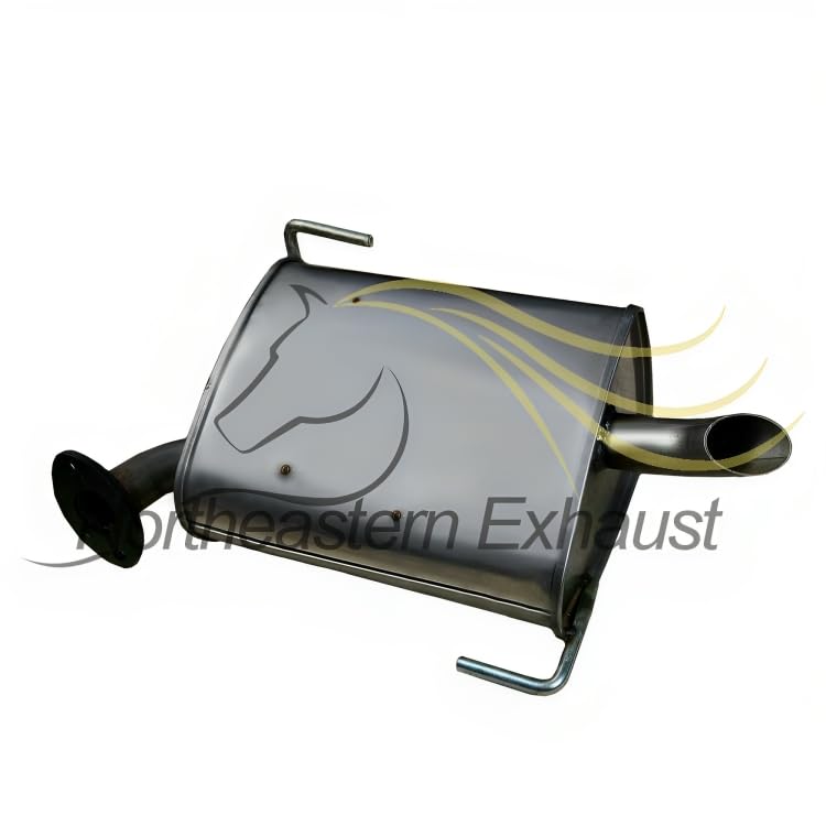 Northeastern Exhaust | Stainless Steel Pair of Exhaust Mufflers Compatible for Subaru Outback 2005-2009 2.5L | Free Gaskets Included | Automotive Replacement Part | Turbocharged