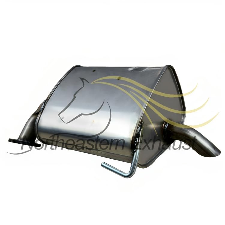 Northeastern Exhaust | Stainless Steel Pair of Exhaust Mufflers Compatible for Subaru Outback 2005-2009 2.5L | Free Gaskets Included | Automotive Replacement Part | Turbocharged