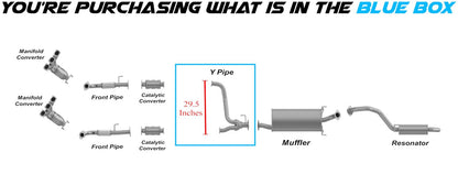 Exhaust Y Pipe for 2008-2009 Kia Sorento 3.3L | 2007-2009 Kia Sorento 3.8L