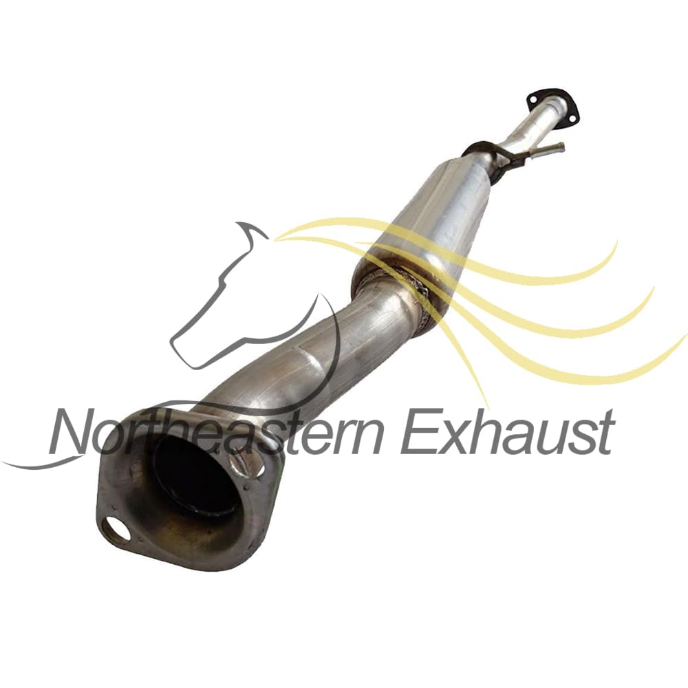 Northeastern Exhaust | Stainless Steel Resonator Pipe & Muffler Exhaust System Kit Compatible for 2006-2007 Subaru Impreza 2.5L | Free Gasket and Spring Bolt Kit Included | Automotive Replacement Part