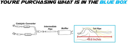 Exhaust Tail Pipe for 2006-2008 Mark LT 5.4L | 2004-2008 F150 4.6L & 5.4L | 2005-2008 F150 4.2L