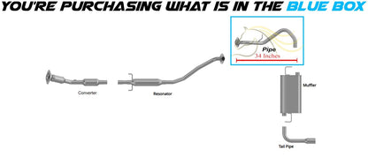 2005-2008 Pontiac Vibe and Toyota Matrix 1.8L Exhaust Pipe