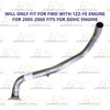 2005-2008 Pontiac Vibe and Toyota Matrix 1.8L Exhaust Pipe