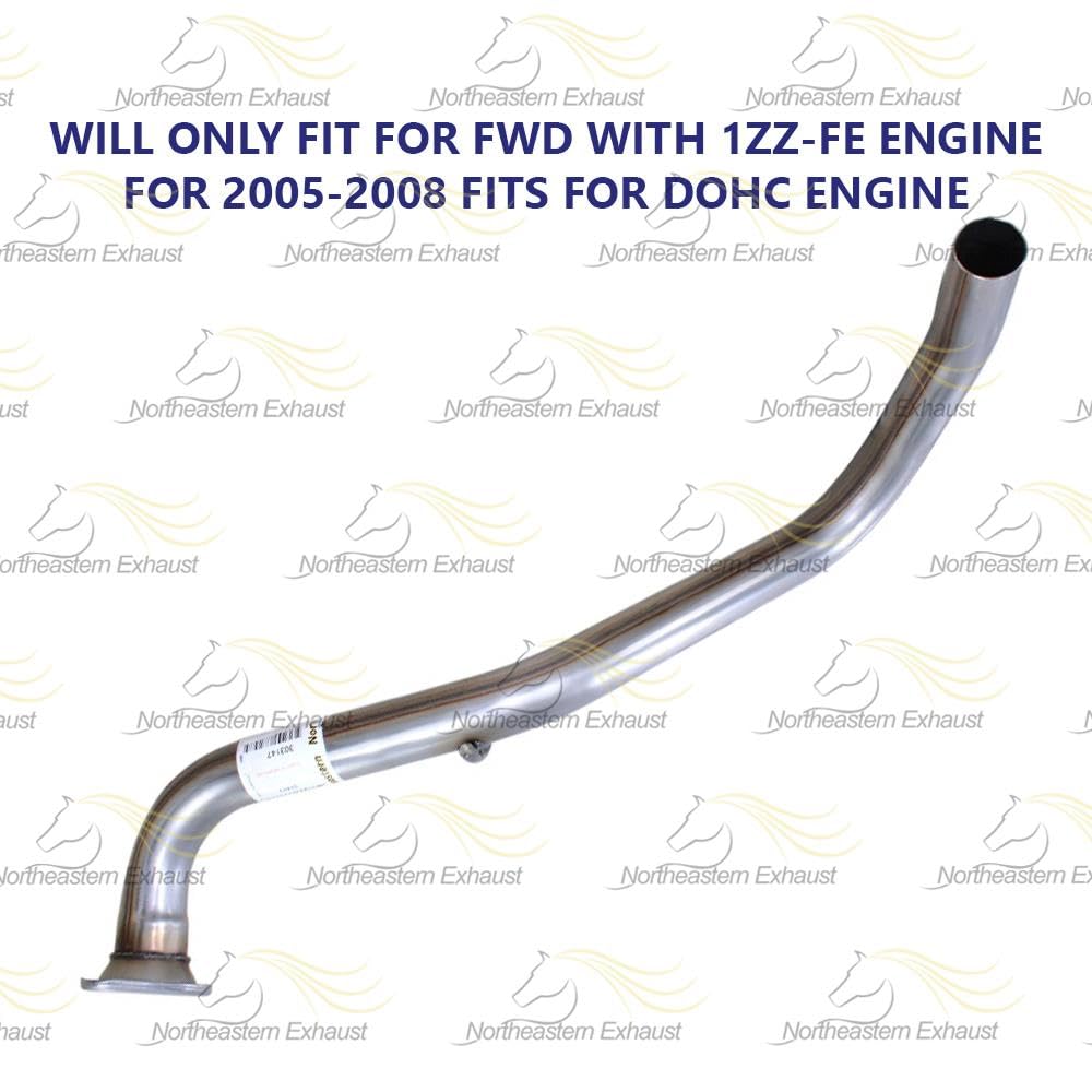 2005-2008 Pontiac Vibe and Toyota Matrix 1.8L Exhaust Pipe