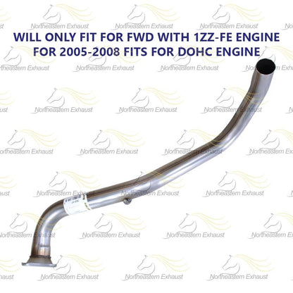 2005-2008 Pontiac Vibe and Toyota Matrix 1.8L Exhaust Pipe