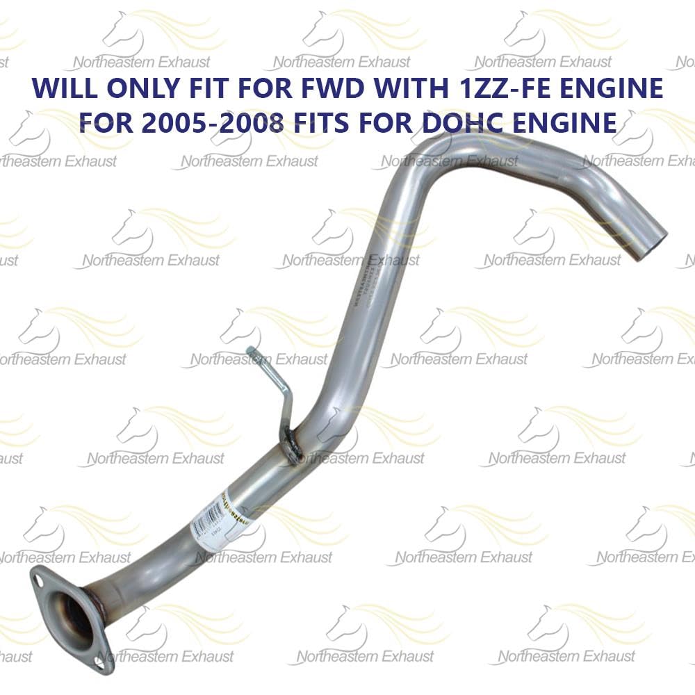 2005-2008 Pontiac Vibe and Toyota Matrix 1.8L Exhaust Pipe