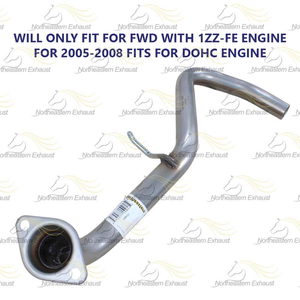 2005-2008 Pontiac Vibe and Toyota Matrix 1.8L Exhaust Pipe