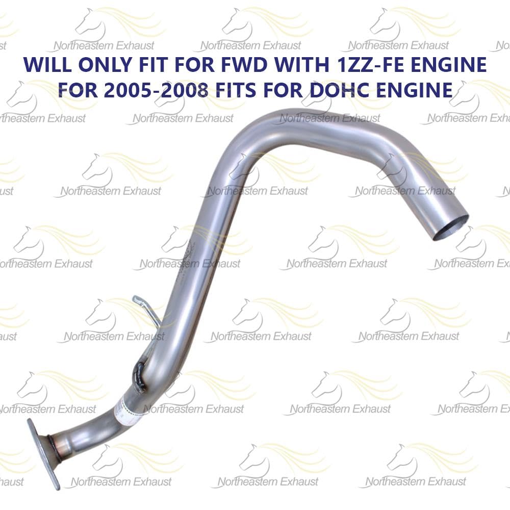2005-2008 Pontiac Vibe and Toyota Matrix 1.8L Exhaust Pipe