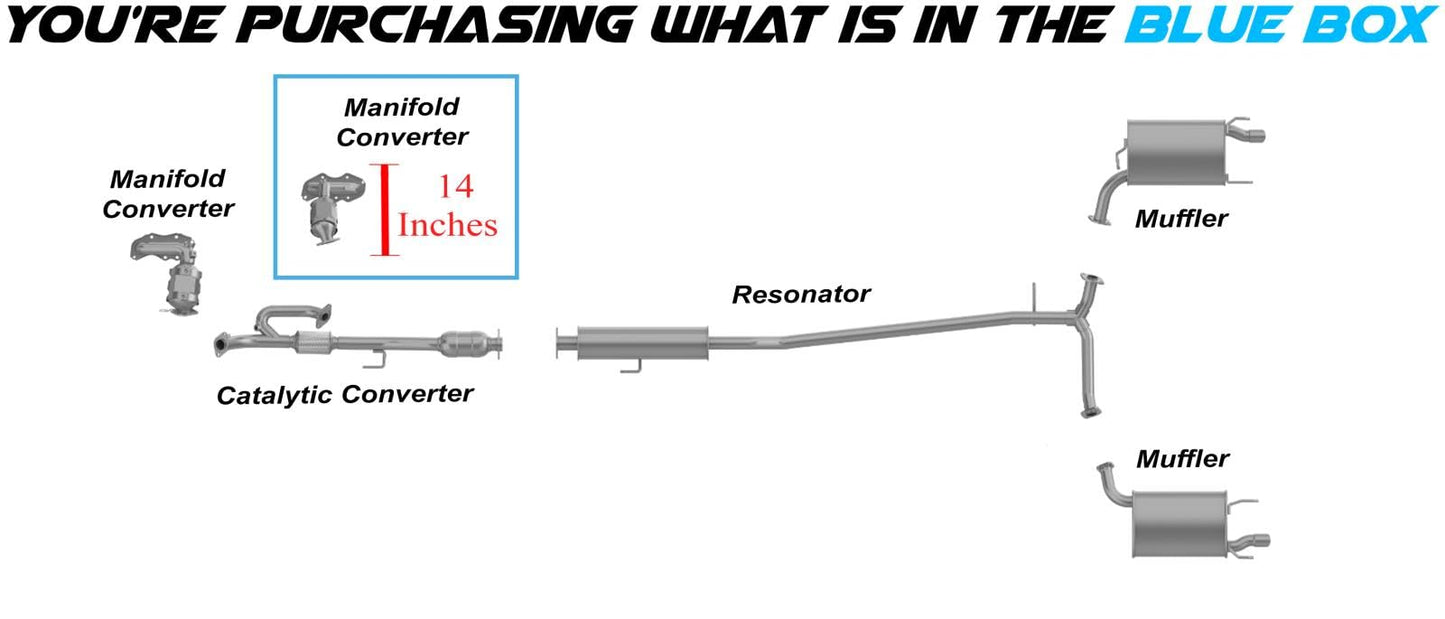 Passenger-side Catalytic Converter for 2005-2018 Toyota Avalon 3.5L | 2007-2017 Camry | 2009-2015 Venza | 2007-2017 Lexus ES350 3.5L