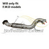 Exhaust Pipe for 2008-2013 Nissan Rogue | 2014-2015 Rogue Select | 2.5L