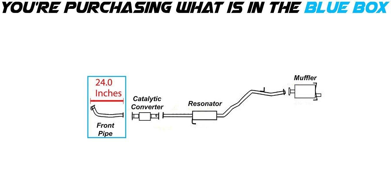 1997-1998 Honda CR-V 2.0L Front Exhaust Pipe - with California Emissions System only