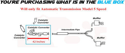 Rear Catalytic Converter for 2005-2006 Nissan Altima | 2004-2006 Maxima | 2004-2009 Quest 3.5L