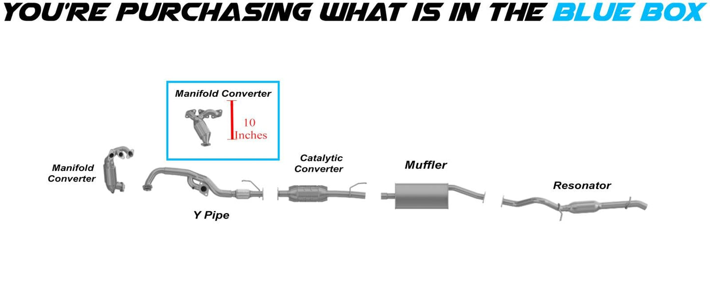2001-2006 Ford Escape | 2001-2006 Mazda Tribute | 2001 Tribute | 2005-2008 Mariner 3.0L Firewall Side Manifold Catalytic